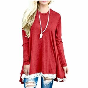 Long sleeves tunic dress